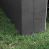 Outsunny 6' x 8' Outdoor Storage Shed Tent, Portable Shed with Galvanised Steel Frame and ZIipper Roll-up Door, Bike Shed Motorcycle Shelter for Patio Garden Tools, Dark Grey