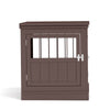 PawHut Dog Crate Furniture, 31" Dog Kennel Side End Table with Three Doors, Indoor Dog Cage for Small Dogs, Coffee