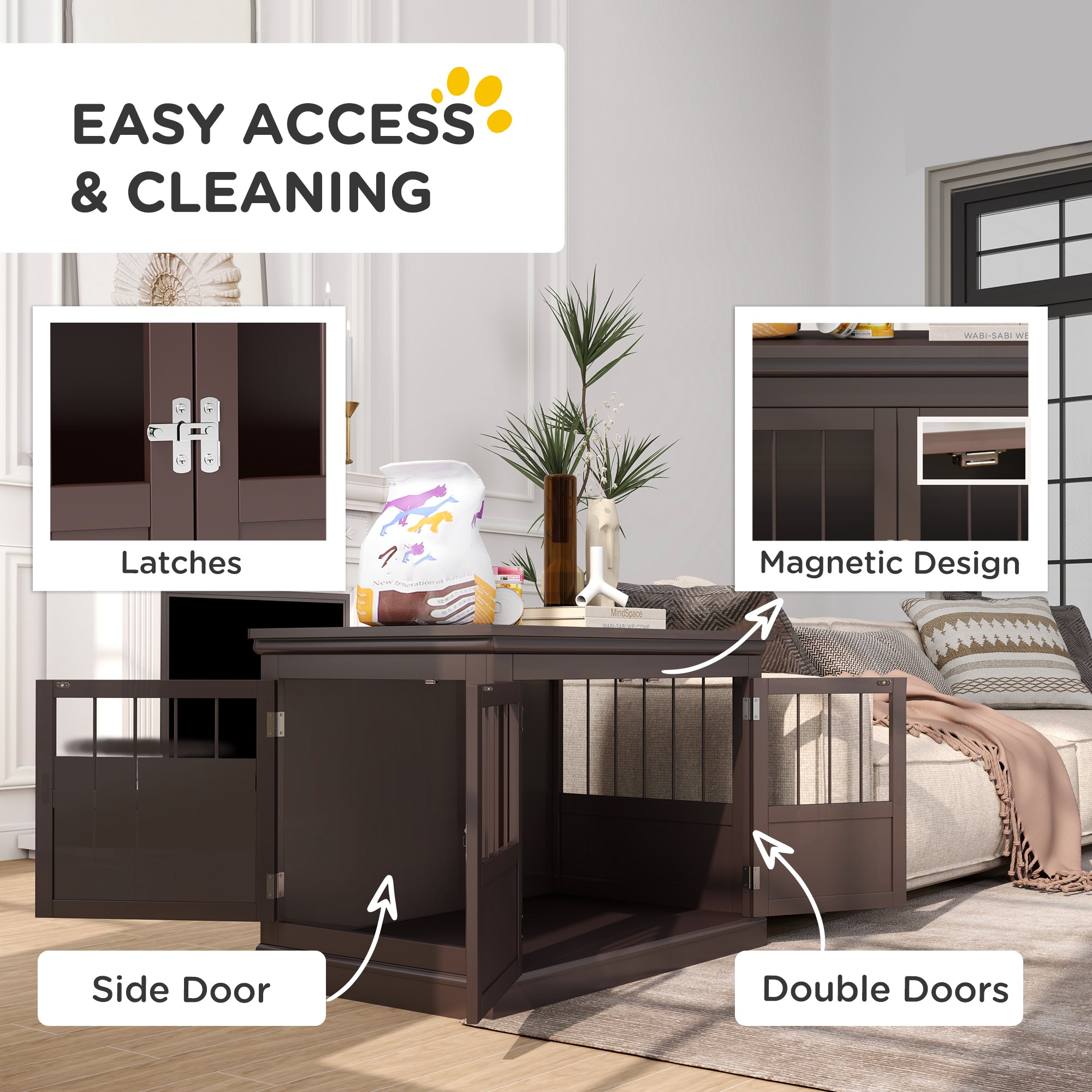 PawHut Dog Crate Furniture, 31