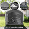 Outsunny Bike Storage Shed Tent, Waterproof Outdoor Bike Cover with 210D Oxford Fabric and Portable Carry Bag for 3-4 Bicycles, Lawn Mower, Garden Tools, Dark Grey
