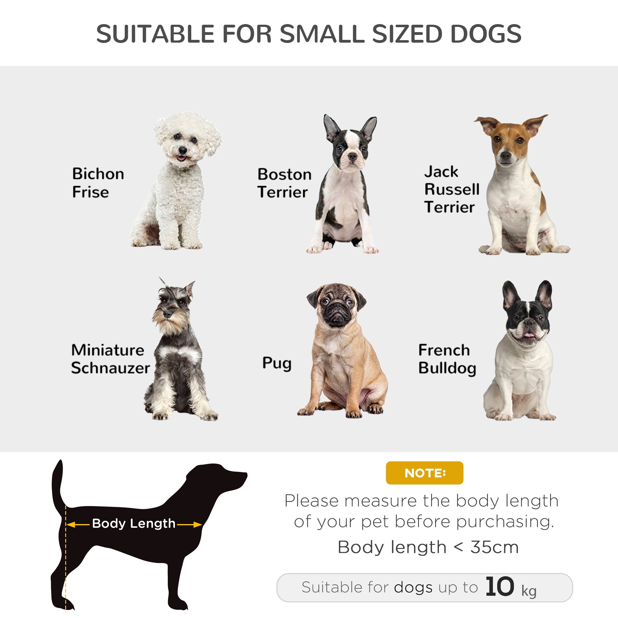 PawHut Dog Sofa with Soft Cushion, Pet Chair Couch Cat Bed Lounge with Washable Cover Metal Frame for Small Sized Dogs - Grey