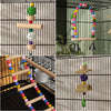 PawHut 43" Bird Cage for Budgies Cockatiels Canaries Lovebirds Finches with Rolling Stand, Toys, Removable Tray, Storage Shelf, Black
