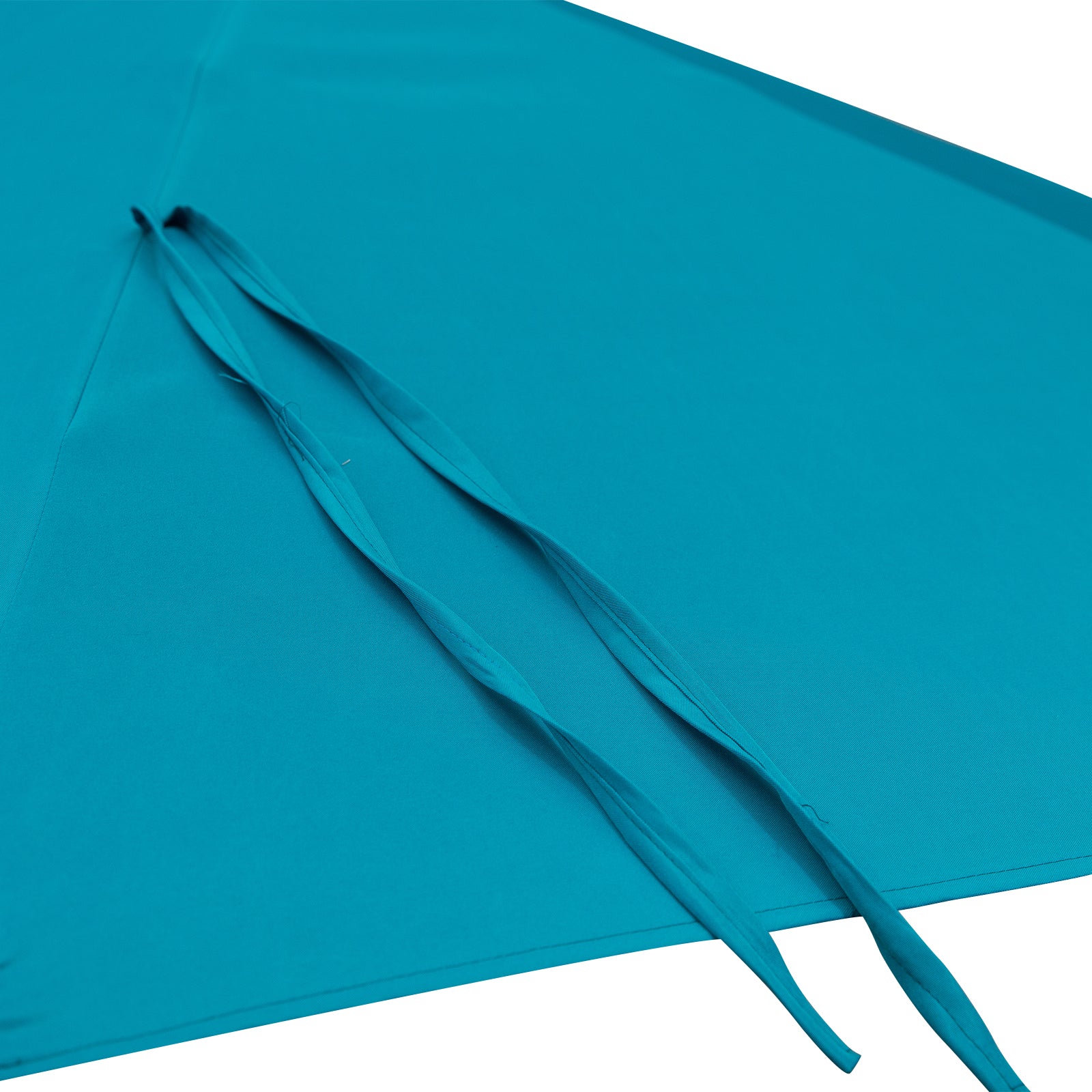 Outsunny 15ft Double-sided Patio Umbrella with Twin Canopy, Extra Large Outdoor Parasol with Crank for Pool, Deck, Market, Sky Blue