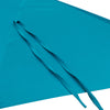 Outsunny 15ft Double-sided Patio Umbrella with Twin Canopy, Extra Large Outdoor Parasol with Crank for Pool, Deck, Market, Sky Blue