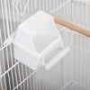 PawHut 62" Bird Cage Budgie Cage with Wheels, Detachable Stand, Storage, White