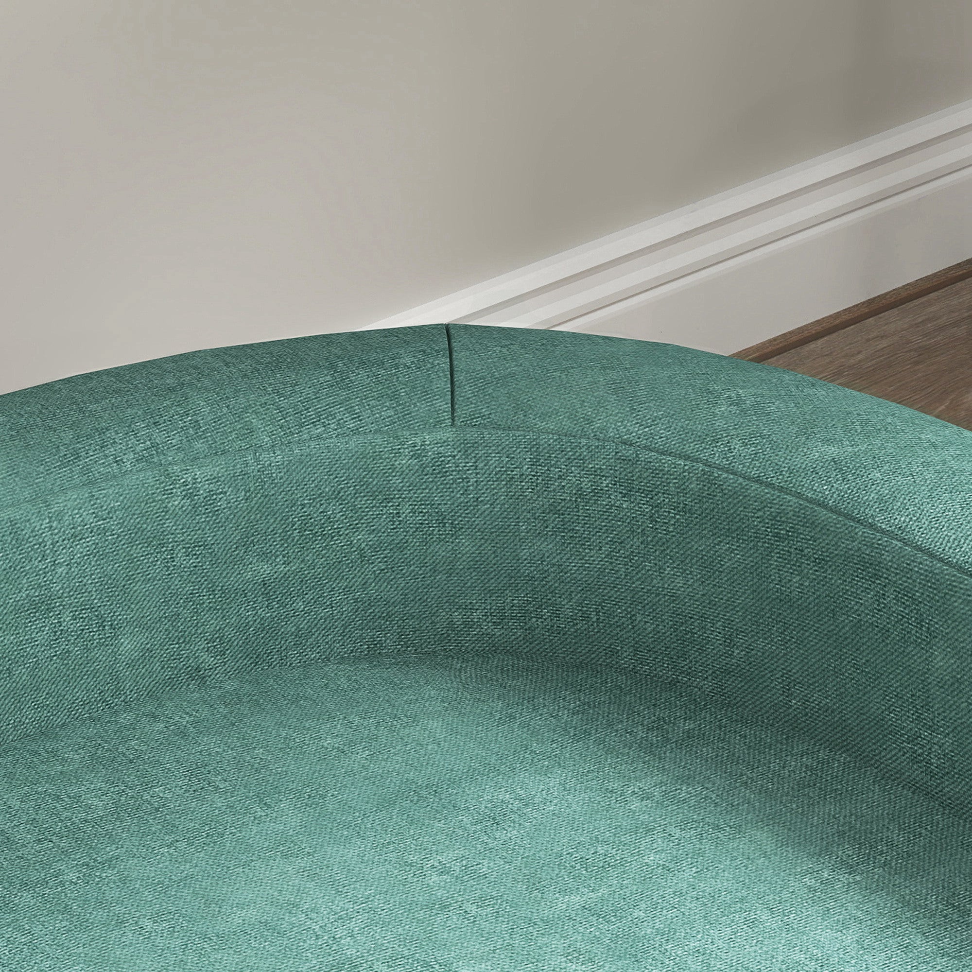 PawHut Dog Sofa Couch, Pet Bed with Comfortable Luxury Cushion, Washable Cover, Wooden Legs, Anti-slip Mat for Large Dogs, Cats, Kittens, Green