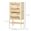PawHut Fir Wood Hamster Cage Mouse Rats Small Animals Play House Exercise Activity Center, 47.25"H