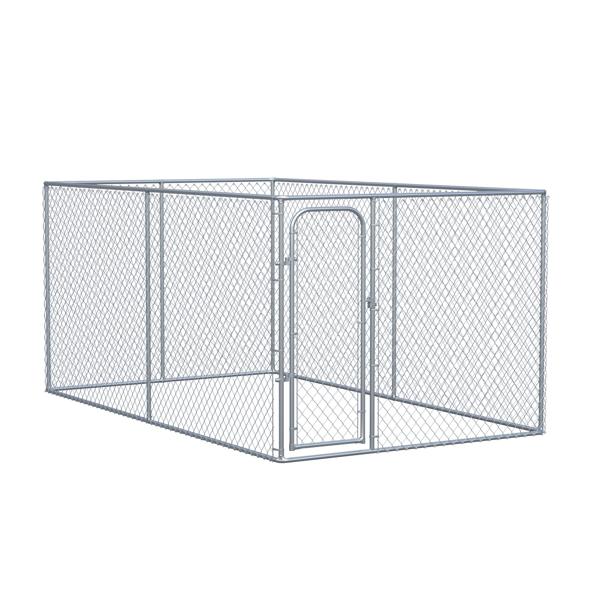 PawHut 99 Sq. Ft. Dog Playpen Outdoor, Walk-in Dog Run Kennel Puppy Exercise Pen with Galvanized Steel Frame, for Small and Medium Dogs, 13' x 7.5' x 6'