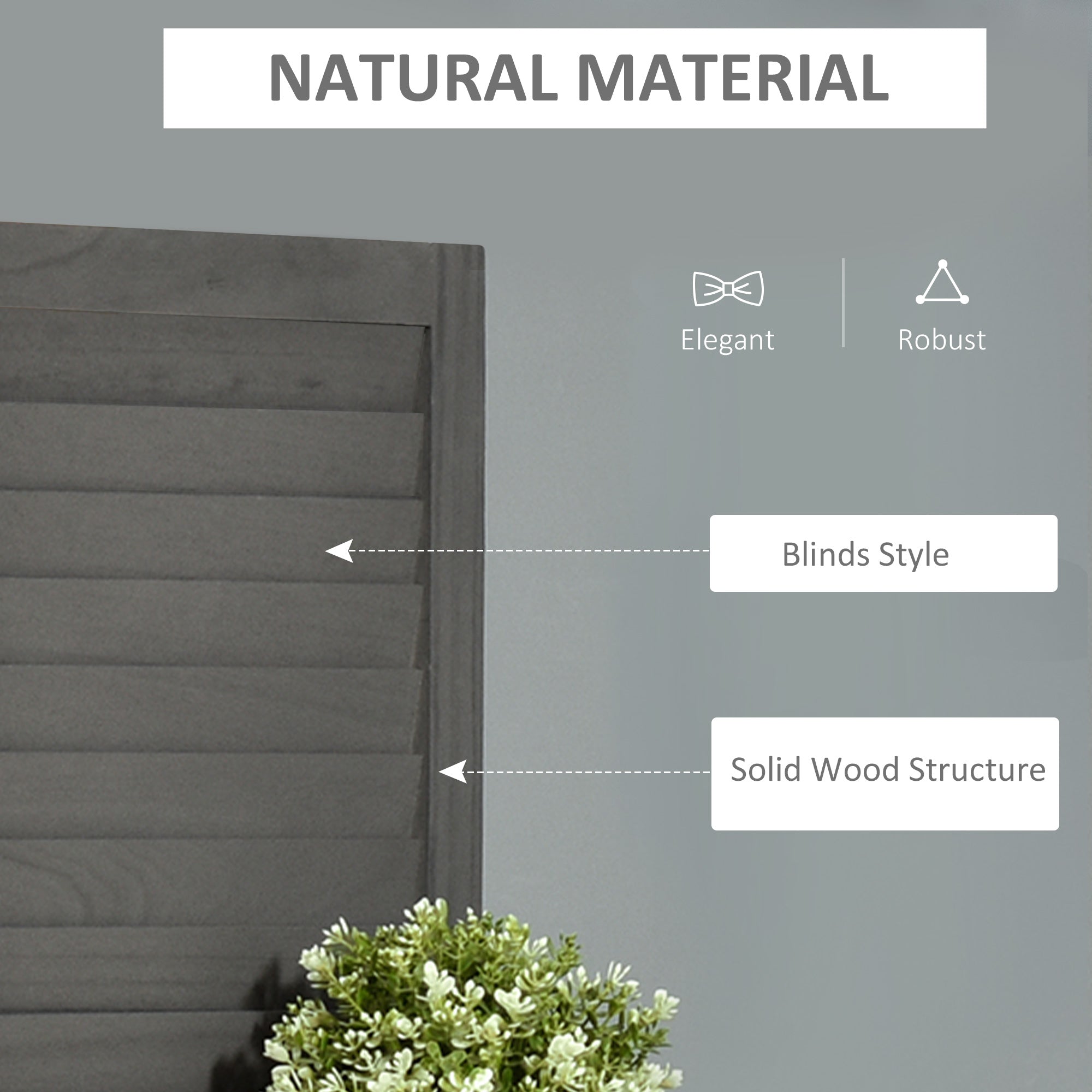 HOMCOM 4 Panel Room Divider with Display Shelf, 5.6 FT Folding Privacy Screen, Portable Freestanding Partition Wall Divider for Home Office, Grey