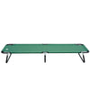 Outsunny Folding Camping Cot for Adults Portable Outdoor Sleeping Bed for Office Beach Home, Green