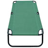 Outsunny Folding Camping Cot for Adults Portable Outdoor Sleeping Bed for Office Beach Home, Green