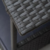 PawHut Elevated Rattan Dog House Outdoor with Canopy, Wicker Dog Bed with Water-Resistant Cushion, for Small and Medium Dogs Grey