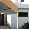 Outsunny 10 x 20 ft Carport Replacement Canopy Cover, UV Resistant Garage Car Cover with Ball Bungee Cords, Beige, (Only Cover)