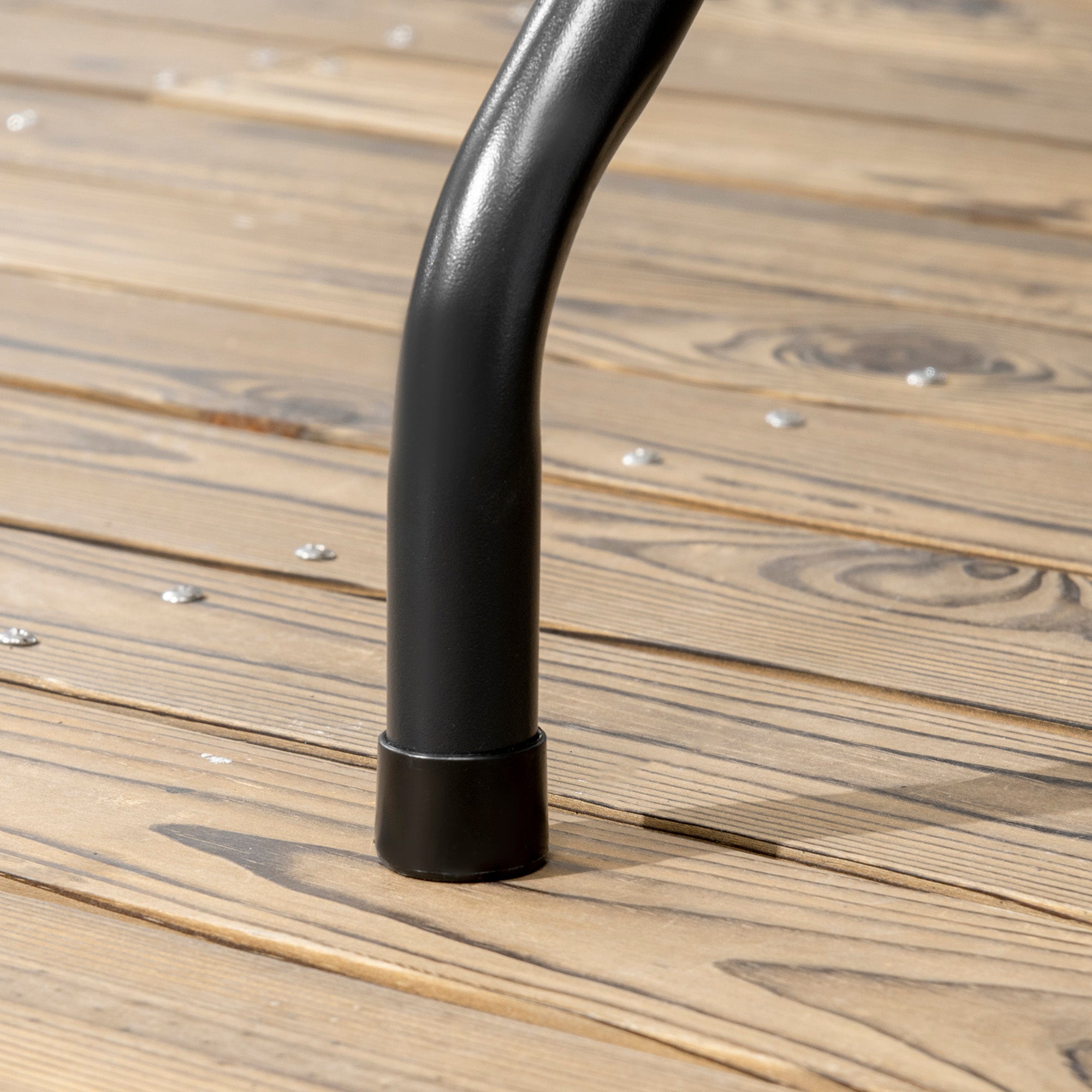 Outsunny 6 FT Folding Outdoor Dining Table for 6, Rectangular Foldable Patio Table with HDPE Tabletop and Steel Frame, Dark Grey