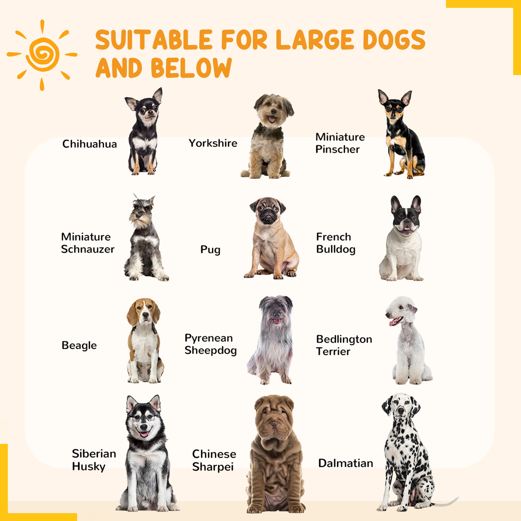 PawHut Heavy Duty Dog Playpen, 8 Panels Dog Pen, 100cm Height Pet Playpen Exercise Pen, with Door, for Small and Medium, Large Dogs