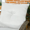 Outsunny Patio Sofa with 4.7" Thick Padded Cushions, PE Rattan Outdoor Couch with Wide Armrests, for Conservatory, Garden, Poolside, Grey