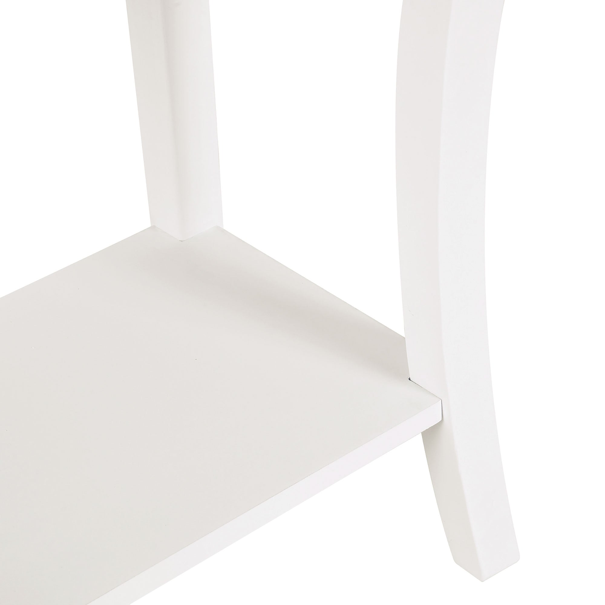 HOMCOM Console Table, Modern Entryway Table with Storage Drawers, Bottom Shelf and Wooden Legs, 39.4" Sofa Side Desk for Living Room, Ivory White