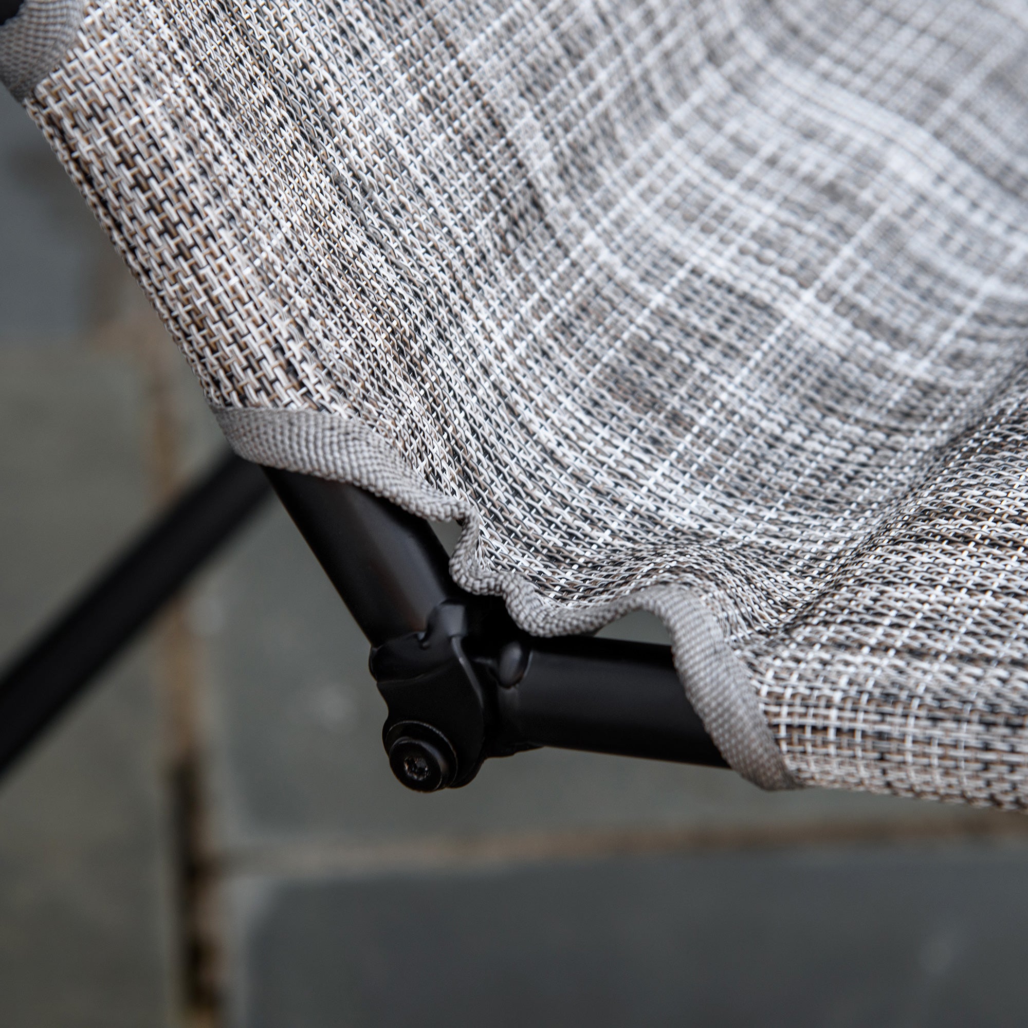 Outsunny Garden Rocking Chair, Outdoor Indoor Texteline Rocker for Patio, Balcony, Porch, Grey