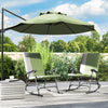Outsunny Folding Outdoor Rocking Chair Set of 2, Oversized Patio Rocking Camping Chair Set with 400 lbs. Capacity, Wide Seat, Padded High Back for Patio, Porch, Garden, Dark Green