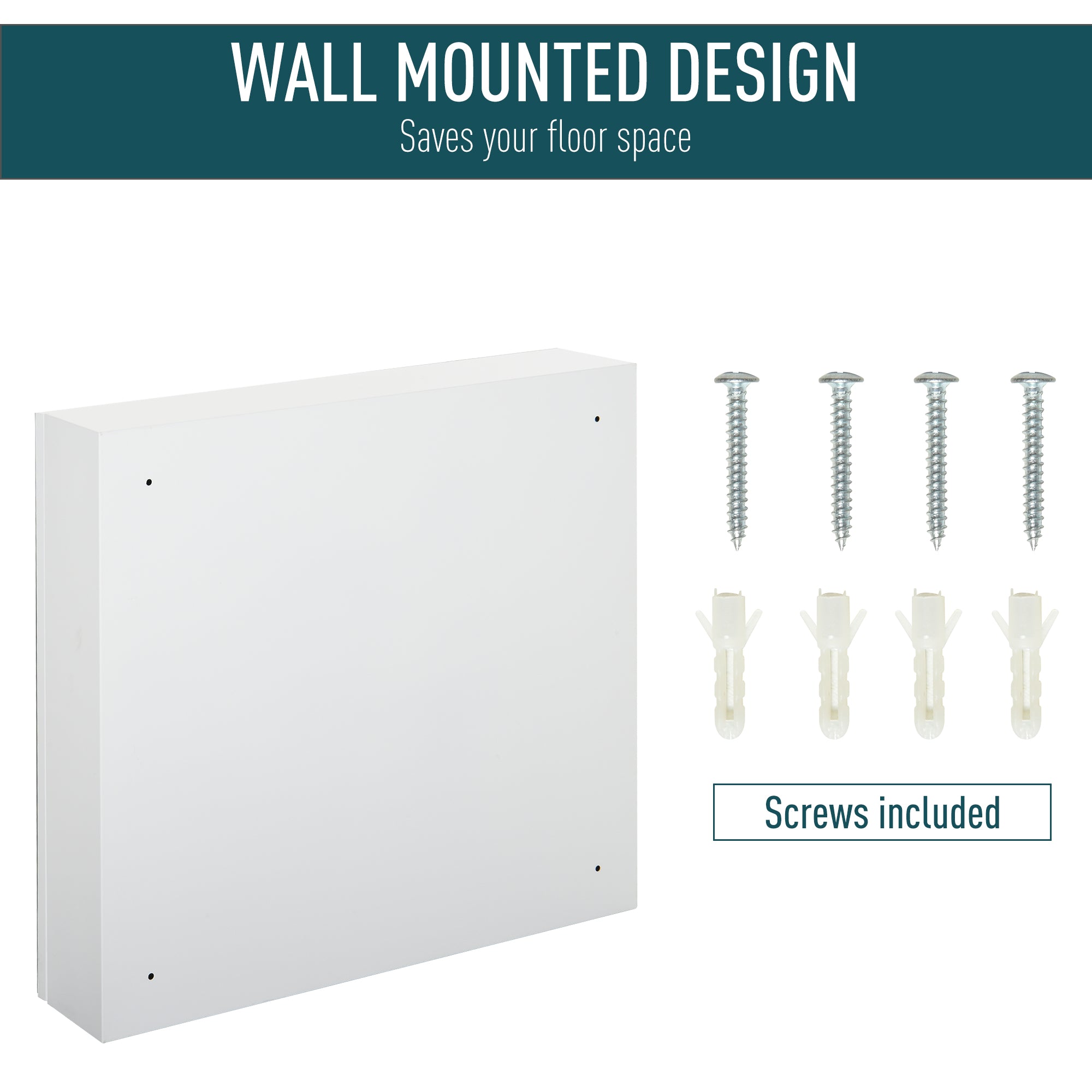 kleankin Bathroom Mirror Cabinet, 24