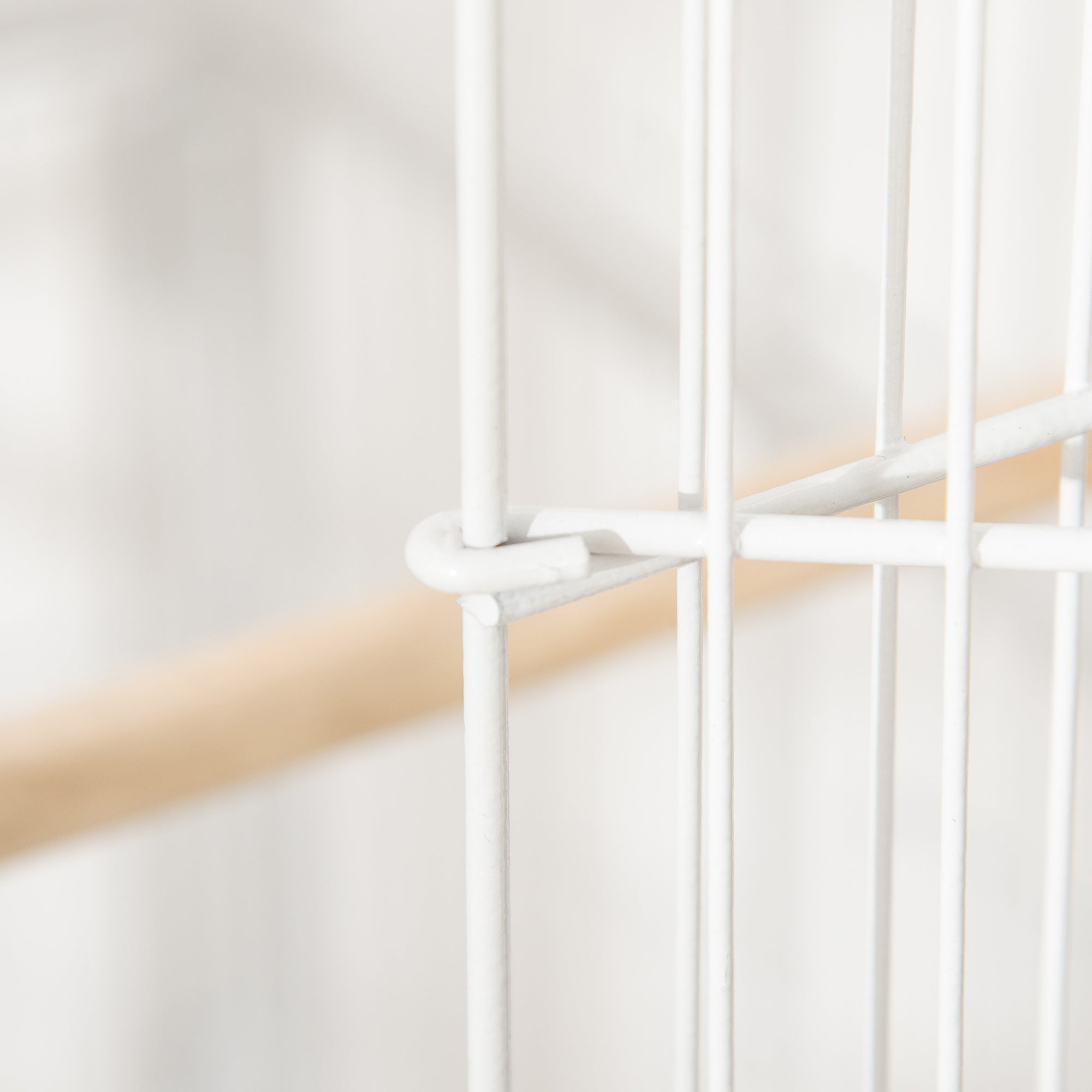 PawHut 52" Large Rolling Steel Bird Cage Bird House with Rolling Stand, Storage Shelf, Wood Perch, Food Container, White