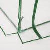 Outsunny 6' x 3' x 2.6' Mini Greenhouse Portable Hot House for Plants with Zippered Doors for Outdoor, Indoor, Garden, Clear