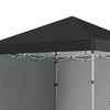 Outsunny 10' x 10' Pop Up Canopy Tent with Removable Sidewalls, Instant Shelter with Portable Roller Bag, 4 Sand Bags, Adjustable Height for Outdoor, Garden, Patio, Black