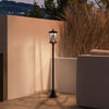 Outsunny Solar Lamp Post Light, 50" LED Outdoor Street Light, Waterproof IP44 for Patio, Garden, Backyard, Pathway, Cool White