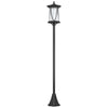 Outsunny Solar Lamp Post Light, 50" LED Outdoor Street Light, Waterproof IP44 for Patio, Garden, Backyard, Pathway, Cool White