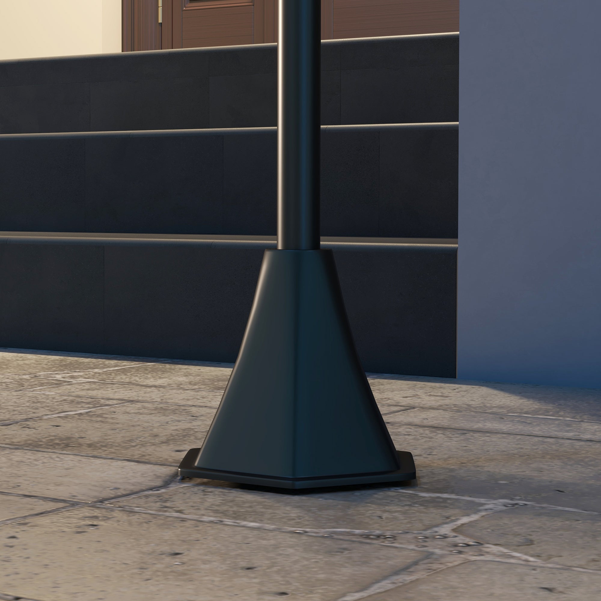 Outsunny Solar Lamp Post Light, 50