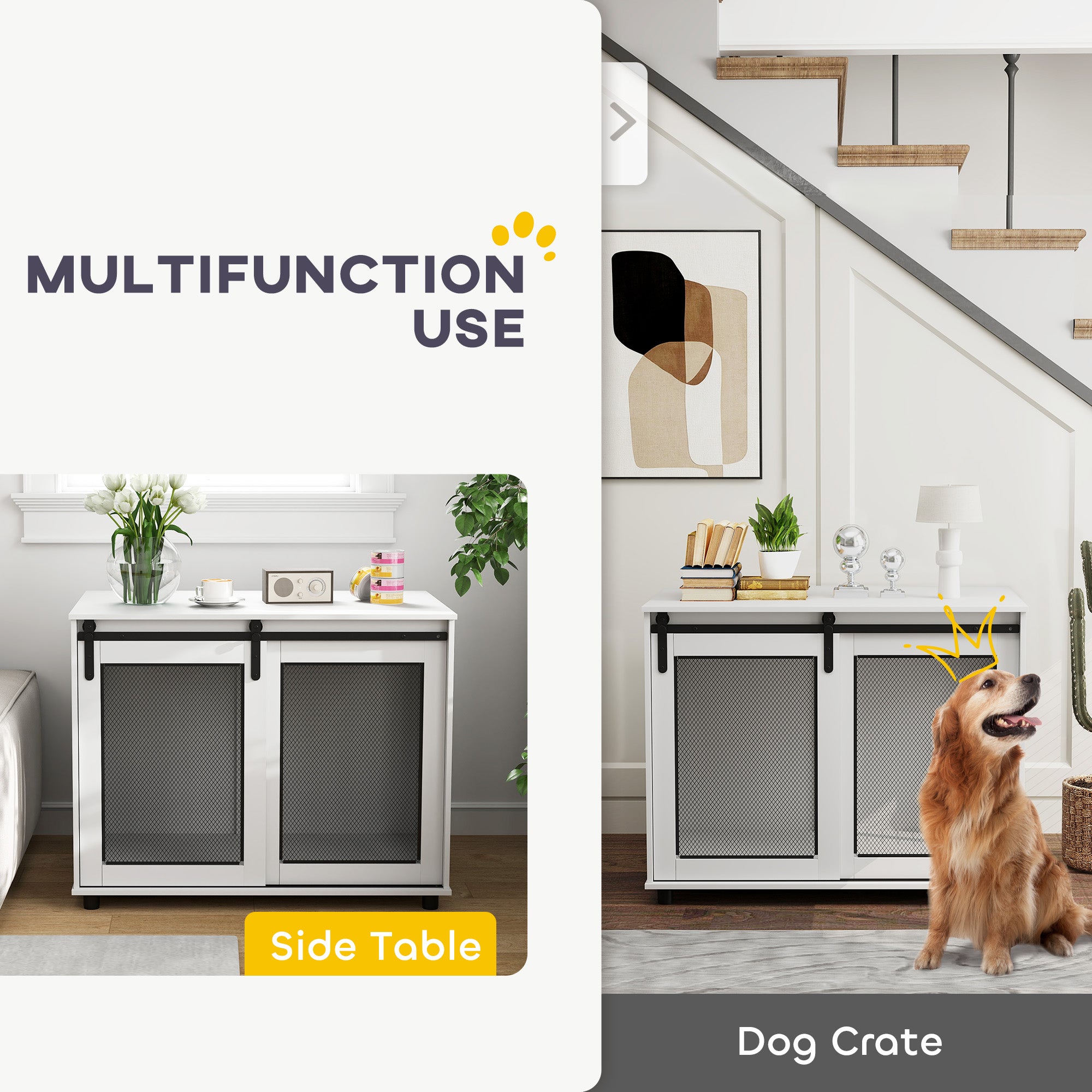 PawHut Dog Crate Furniture, 39