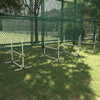 PawHut Set of 4 Dog Training Agility Gear Adjustable Jump Bar Pet Exercise Kit with Carrying Bag (White)
