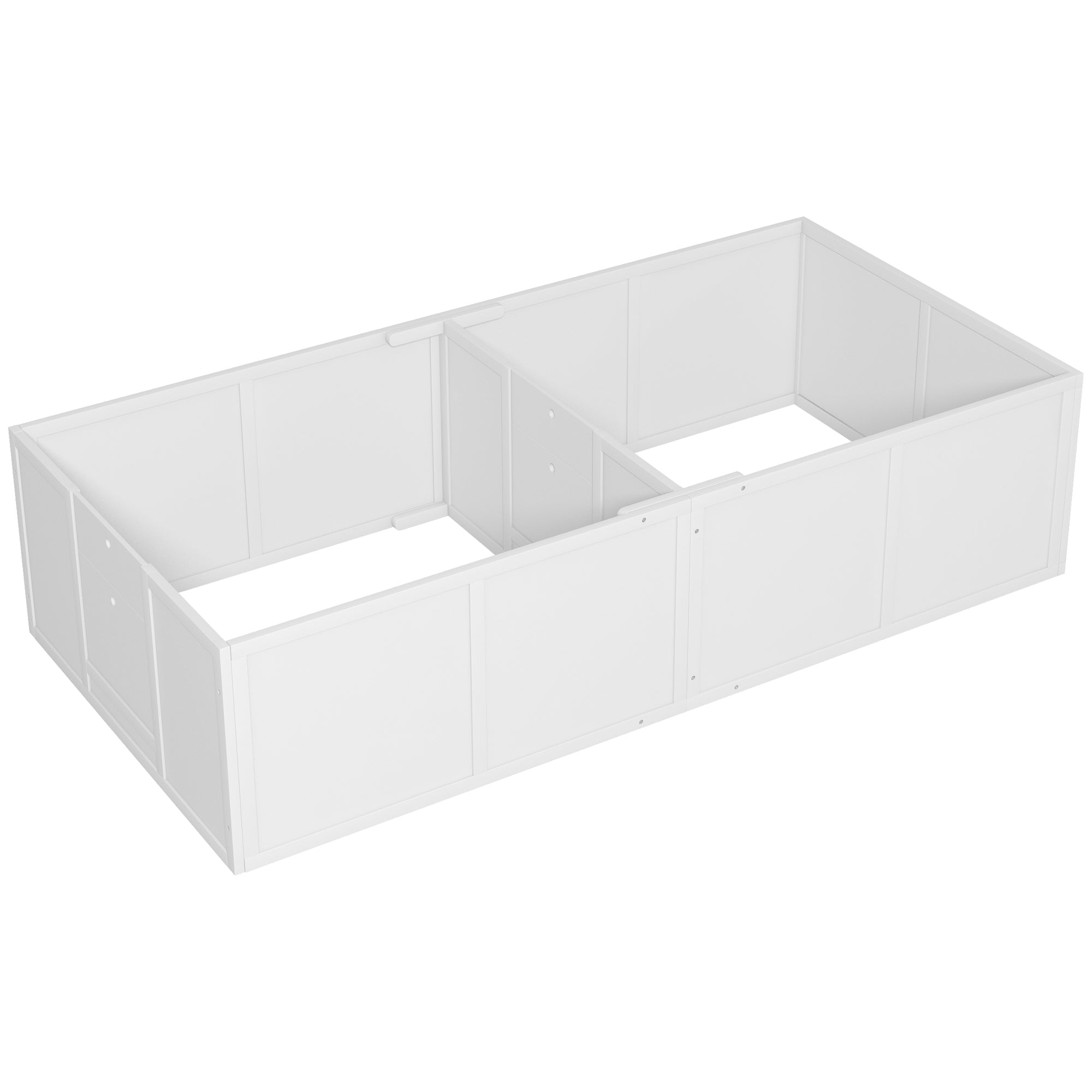 PawHut Whelping Box for Dogs, Dog Playpen with Adjustable Removable Door, Puppy Playpen for Small, Medium Dogs, 77" x 38", White