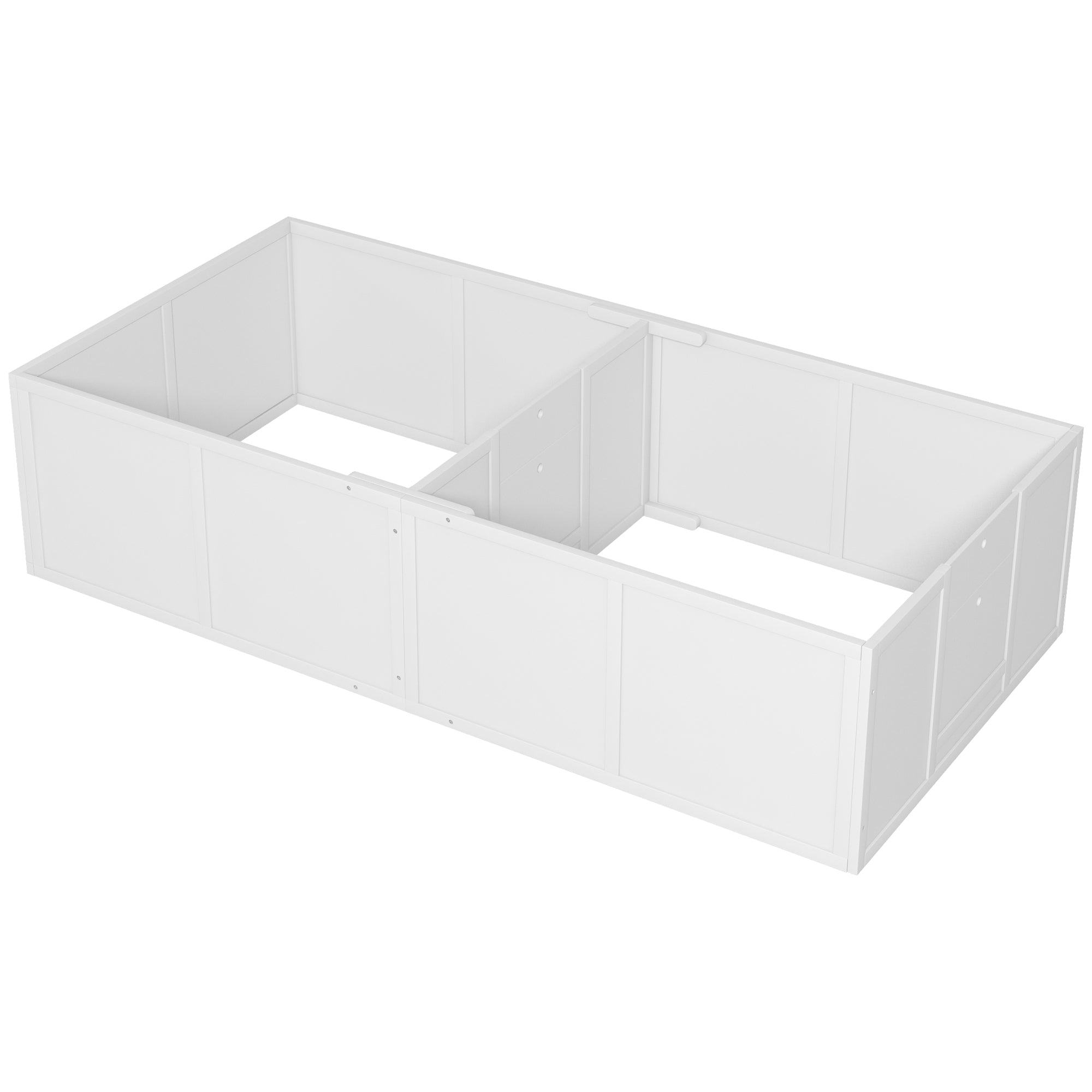 PawHut Whelping Box for Dogs, Dog Playpen with Adjustable Removable Door, Puppy Playpen for Small, Medium Dogs, 77" x 38", White