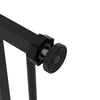 PawHut 30 Inch Tall Pet Gate with Door Dog Gate and Barrier Indoor for Stairs, Pressure-Mounted Safety Gate, Black