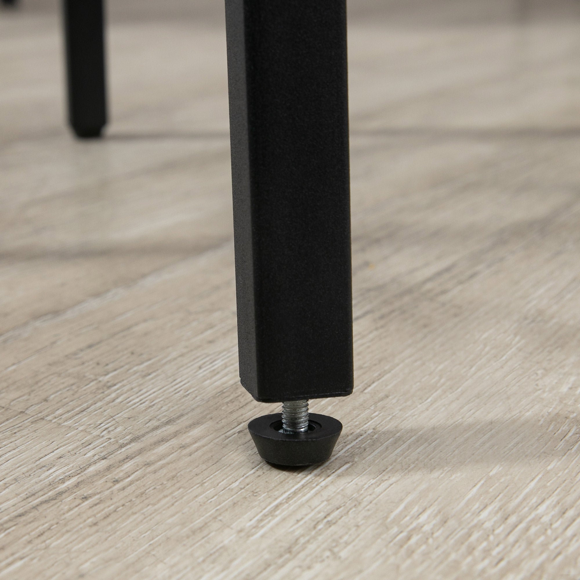 HOMCOM 5-Piece Bar Table and Chairs Set, Space Saving Dining Table with 4 Stools for Pub & Kitchen, Light Brown