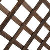Outsunny 2.4 x 1 x 4.9 ft Raised Garden Bed, Wooden Planter with Topped Trellis for Climbing Plants, Flower Raised Bed, Carbonized