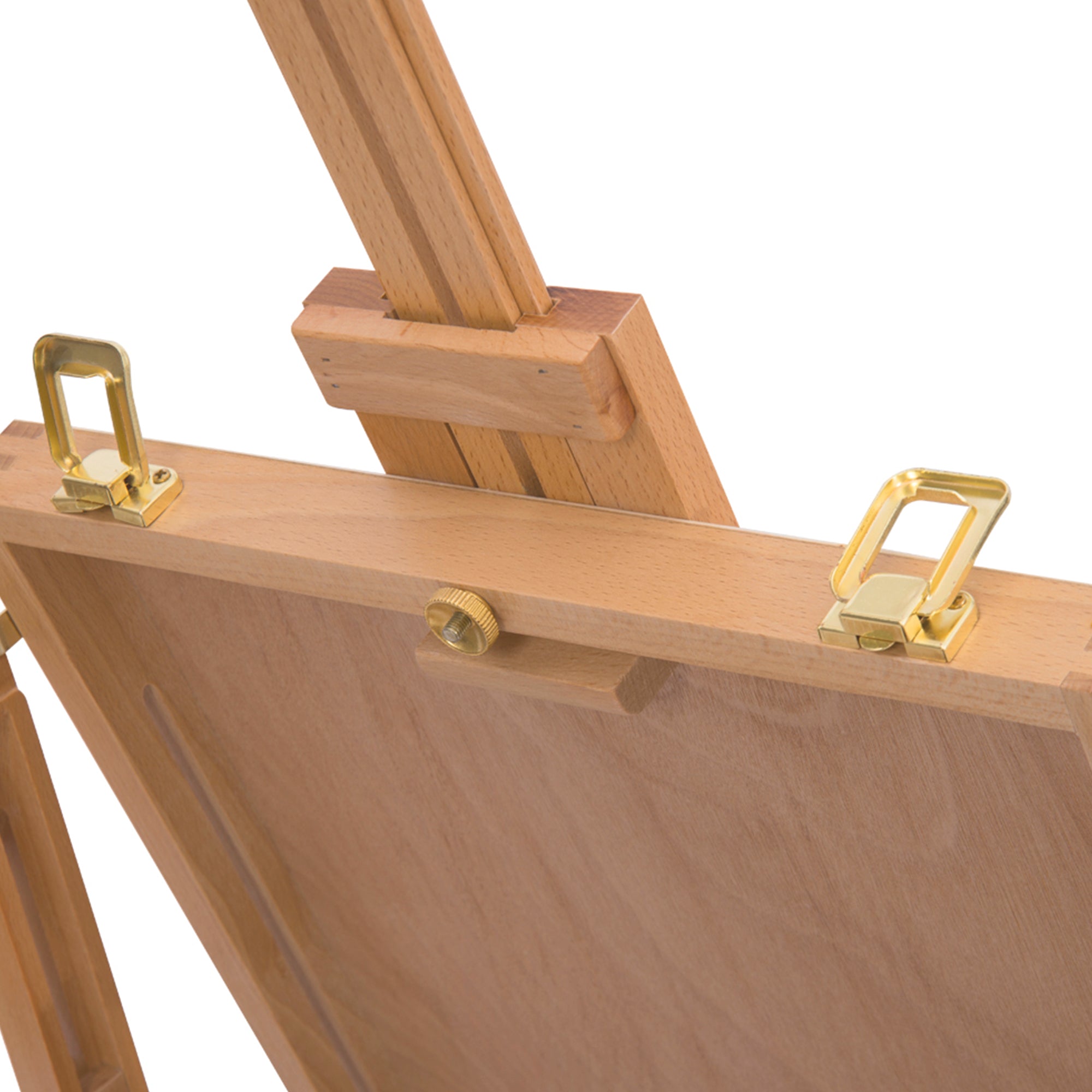 HOMCOM 72.4" Foldable Art Easel,  Portable Sketch Box, French Style Wood Easel Stand with Drawer, Palette, Shoulder Strap, Hold Canvas up to 34" for Artist Painters