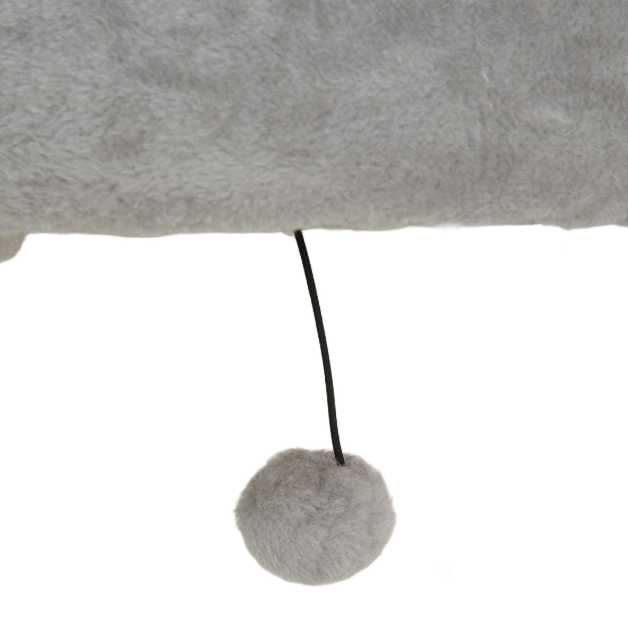 PawHut Cat Wall Shelves, 4PCs Cat Shelves with Scratching Post, Jumping Platforms, Ladder, Condo, Ceiling Wall Mounted Cat Climber, Light Grey