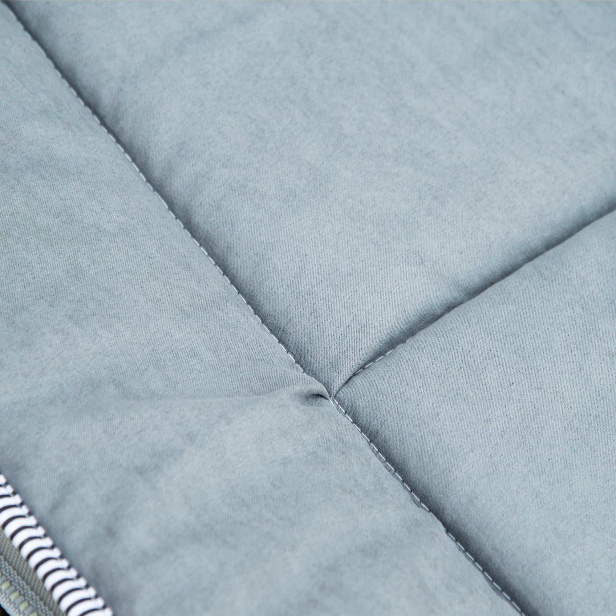 Outsunny Folding Camping Cot for Adults with Mattress & Pillow, Double Layer Oxford Heavy Duty Sleeping Cot with Carry Bag, Portable Travel Camp Cots for Indoor Outdoor, Light Grey