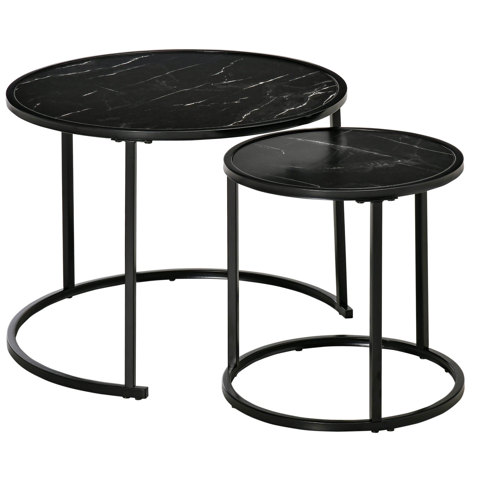 HOMCOM Nesting Tables, 23.6