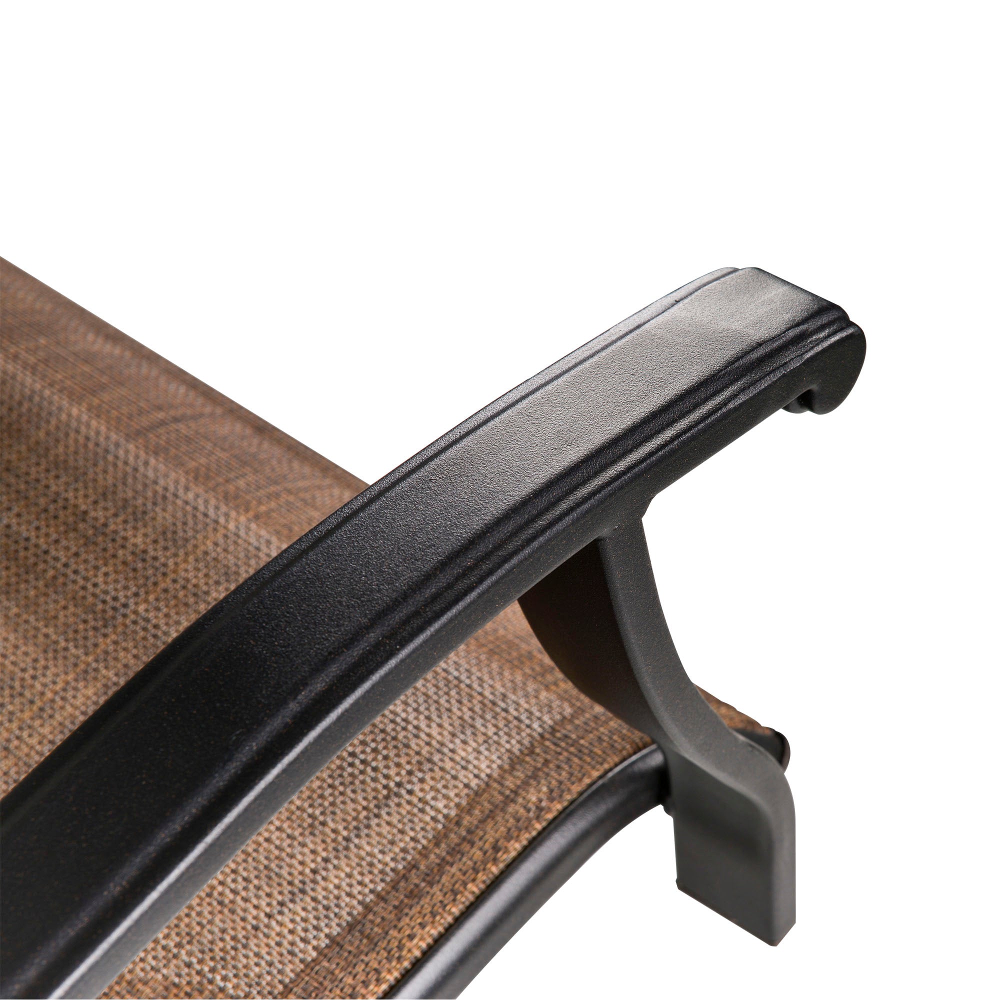 Outsunny 3 Piece Outdoor Patio Bar Set, 2 Swivel Stool and 1 Bar Table, All-Weather, Metal Frame for Balcony, Backyard, Deck, Brown