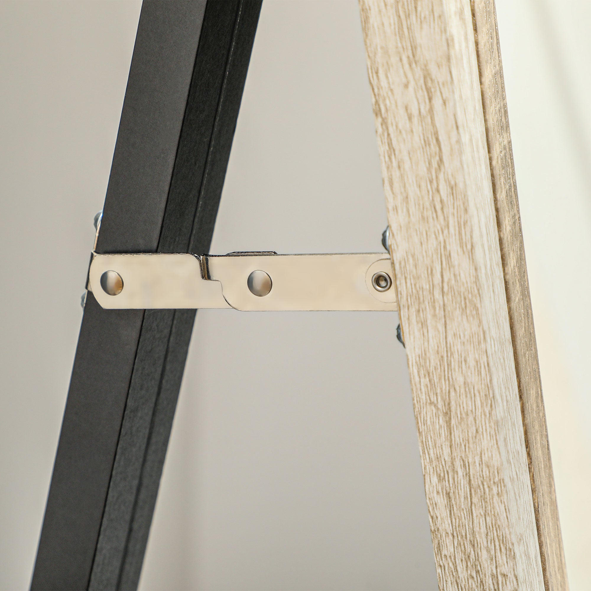 HOMCOM Full Length Mirror, 64" x 21" Full Body Mirror with Frame, Free Standing, Leaning or Wall Mirror for Bedroom, Living Room, Dark Wood Grain