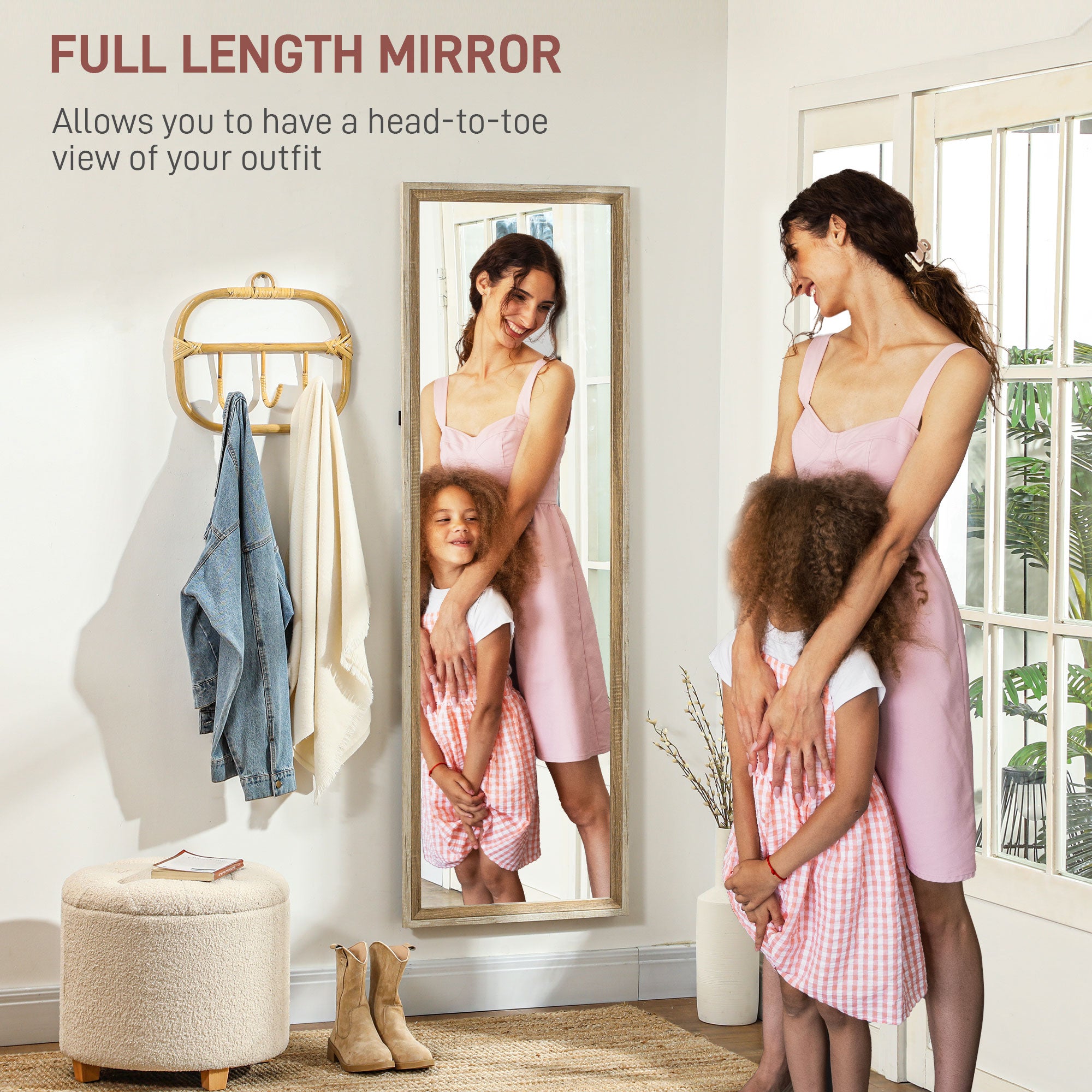 HOMCOM Full Length Mirror, 64