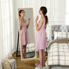 HOMCOM Full Length Mirror, 64" x 21" Full Body Mirror with Frame, Free Standing, Leaning or Wall Mirror for Bedroom, Living Room, Dark Wood Grain