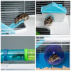 PawHut Hamster Cage, Large Small Animal House, 5-Level Guinea Pig Cage Gerbil Haven, Tunnel Tube System, with Water Bottle, Exercise Wheel, Food Dish, Ramps, Blue
