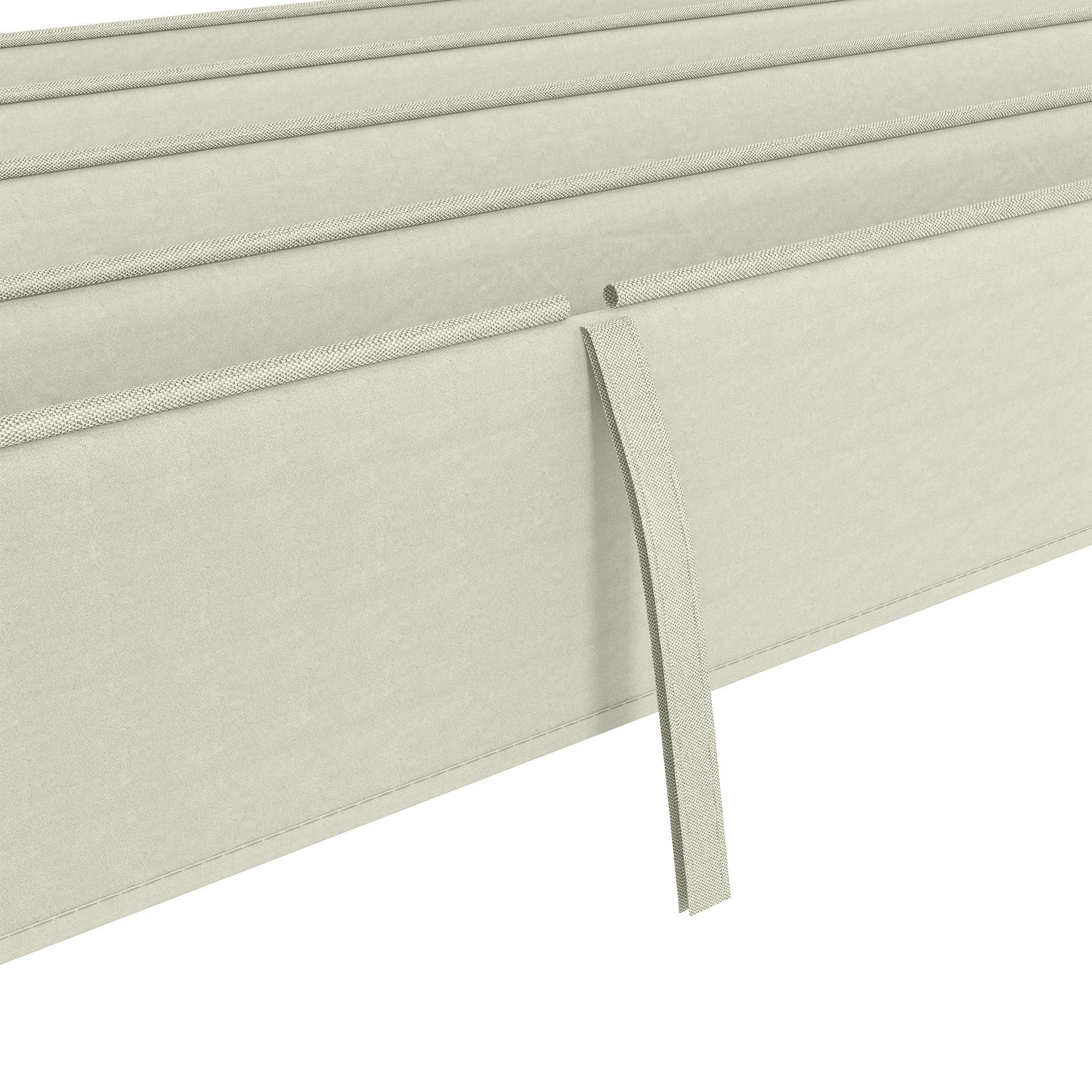 Outsunny Retractable Pergola Canopy, Sun Shade Cover, UV30+ Protected Replacement Canopy Fabric for 9.8' x 7.1' Pergola, Cream White