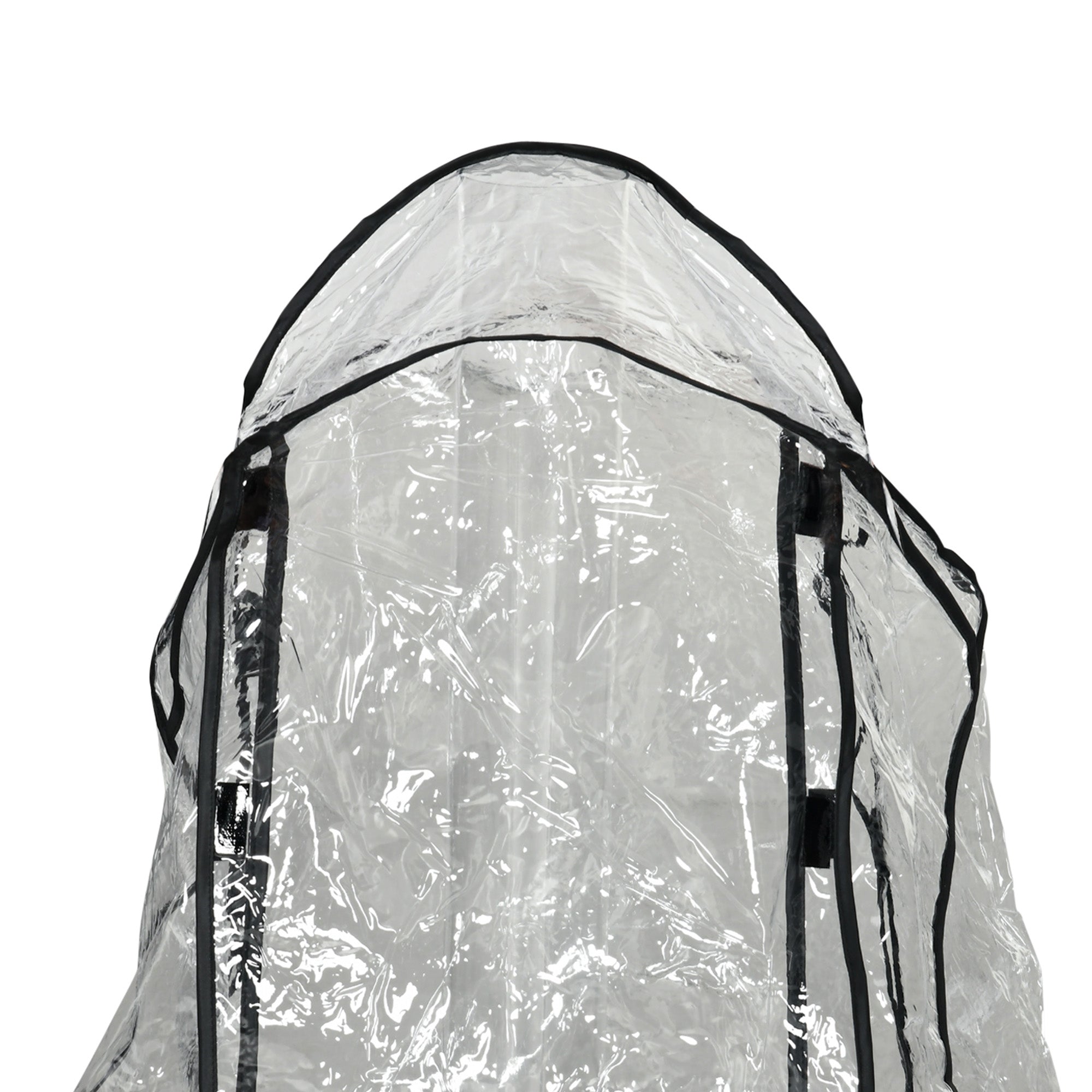 PawHut Dog Pram Rain Cover, Cover for Dog Stroller Buggy, with Front, Rear Entry