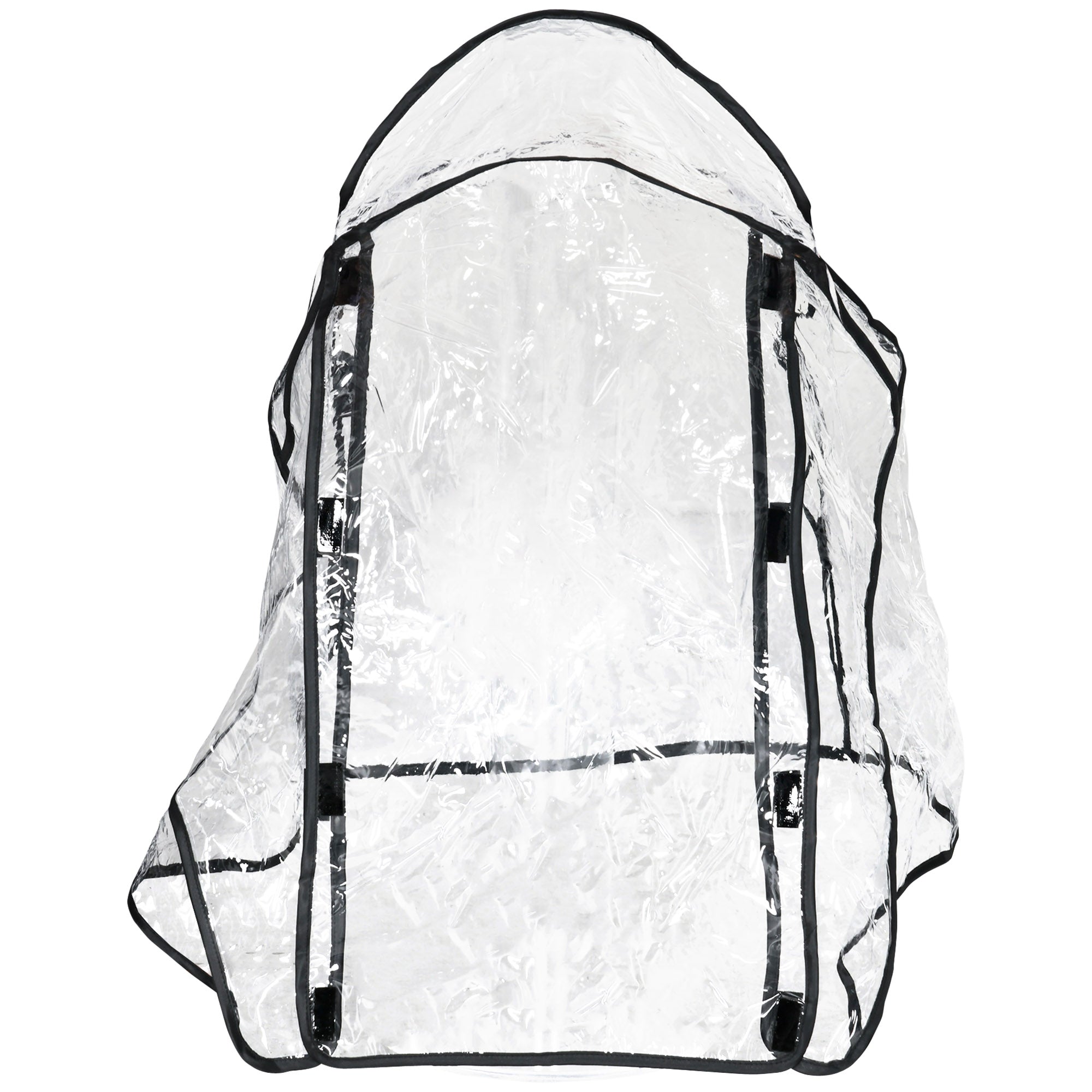 PawHut Dog Pram Rain Cover, Cover for Dog Stroller Buggy, with Front, Rear Entry