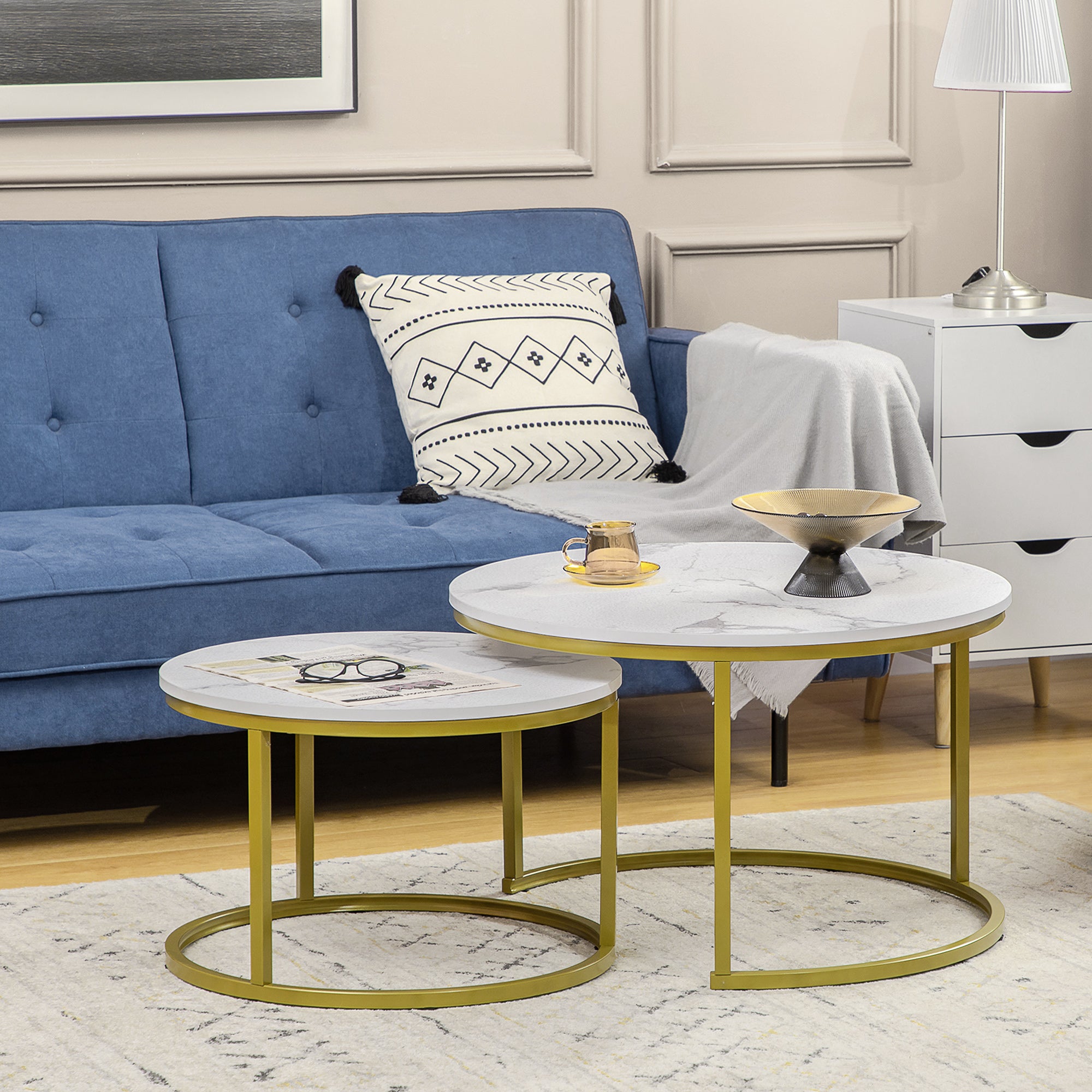HOMCOM Nesting Tables, 29